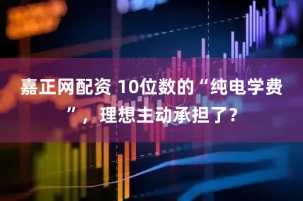 嘉正网配资 10位数的“纯电学费”，理想主动承担了？